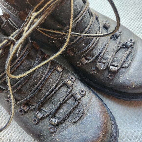 Herman Survivor Boots Size 8 Vibram Soles USA Made Distressed Vintage 1970s - Picture 5 of 13